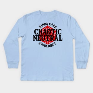 Chaotic Neutral Kids Long Sleeve T-Shirt